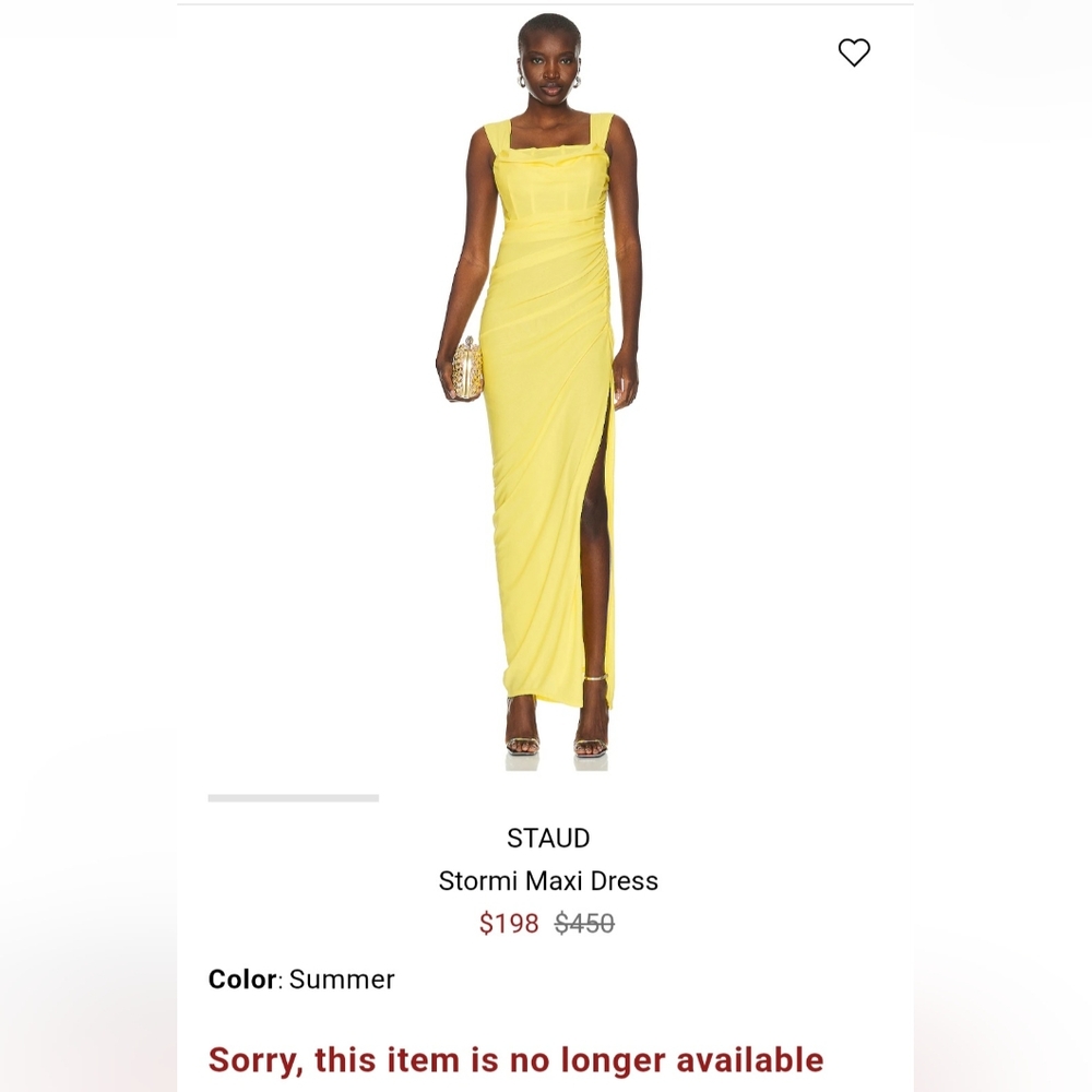 STAUD STORMI MAXI DRESS🥵 - Picture 2 of 9
